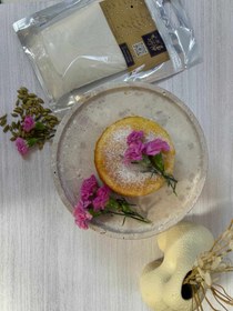 تصویر پودر کیک‌خونگی هل و گلاب Cake powder of cardamom and rose water