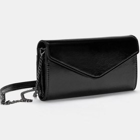 تصویر PULL&BEAR Metalik clutch omuz çantası 