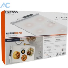 تصویر پد گرم‌کننده غذا پرودو مدل PD-CHG01 با ۳ سطح دما و گرمایش ۱۰ ثانیه‌ای 