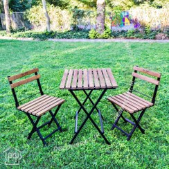 تصویر میز و صندلی تاشو سفری دکومرآت مدل ژینا بسته 3 عددی 