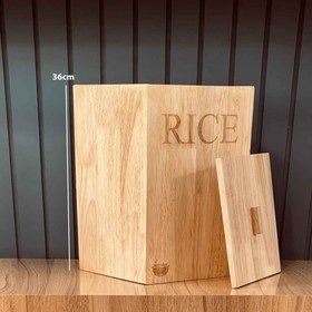 تصویر سطل برنج چوبی 105 