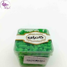 تصویر رنگدانه کپسولی شمع سبز چمنی کد ۱۷ capsule pigment green grass candle code 17