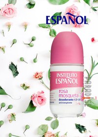 تصویر رول ضد تعریق اسپانول مدل ROSA MOSQUETA حجم 75 میل INSTITTUTO ESPANOL ROSA MOSQUETA ROLL ON DEODORANT