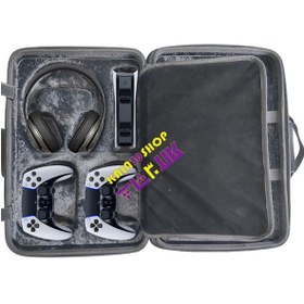 تصویر کیف حمل دارای ضربه گیر سونی پلی استیشن پنج (PS5) اسلیم طرح GTA VI نهل ا PS5 HardCase - PS5 Travel Case PS5 HardCase - PS5 Travel Case