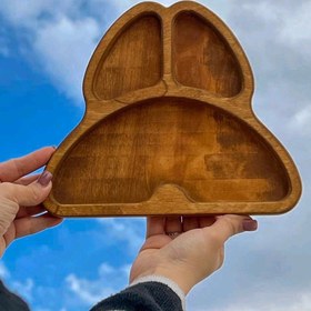 تصویر ظرف غذا و تنقلات کودک خرگوش چوب پلای وود روسی 