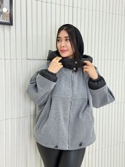 تصویر کاپشن آردن یقه کلاهدار (051666) 