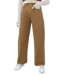 تصویر شلوار زنانه کتان قهوه ای آر ان اس RNS کد 11042368 