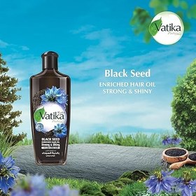 تصویر روغن مو سیاه دانه واتیکا 200 میل مدل BLACK SEED 