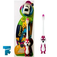 تصویر مسواک کودک کانفیدنت هپی اسکوئرل 3-6 سال Confident 3-6 Happy Squirrel Toothbrush