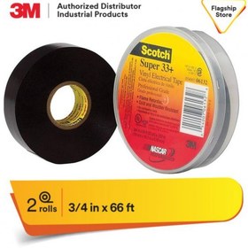 تصویر چسب برق مشکی صنعتی 3M 