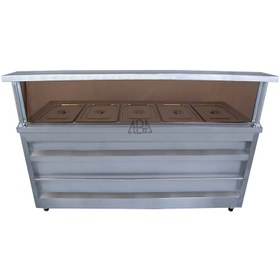 تصویر کانتر گرم 190 سانتی متری مبله 