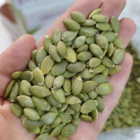 تصویر مغز تخمه کدو تازه و درجه یک (100گرمی) 