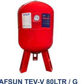 تصویر منبع تحت فشار 80 لیتری درجه دار تفسان مدل TAFSUN TEV-V 80G 