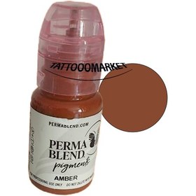 تصویر رنگ تاتو پرمابلند آمبر PERMA BLEND Amber 