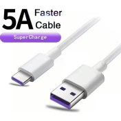 تصویر کابل سوپر فست DC12WK-G Super Fast 5A Type-C Cable 