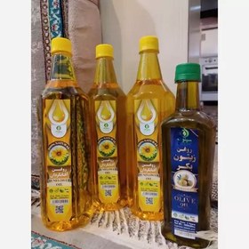 تصویر روغن افتاب گردان طبیعی تخمه خارجی 