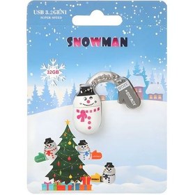 تصویر فلش مموری ایکس انرژی مدل SNOWMAN ورژن USB3.2 ظرفیت 32 گیگابایت X-Energy Snowman USB3.2 32GB flash memory