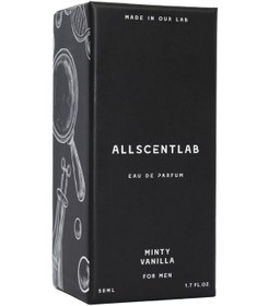 تصویر Allscentlab عطر مردانه وانیلی منتی 50 میلی لیتر با رایحه گیاهی 