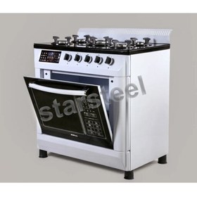 تصویر اجاق گاز استار استیل طرح فر مدل 1026 oven-1026