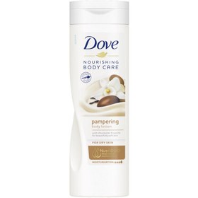 تصویر لوسیون بدن 400 میل داو با رایحه کره شی و وانیل - Dove Body Lotion Pampering 