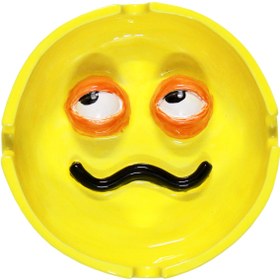 تصویر زیرسیگاری سرامیکی طرح استیکر SE25 