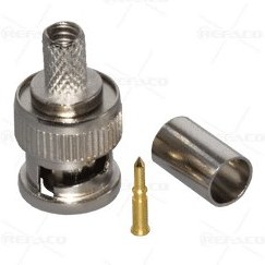 تصویر فیش بی ان سی پرسی REFACO BNC RG59 Male Crimping Type RF2072-0.7 