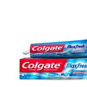 تصویر خمیر دندان کلگیت Max Fresh Clean Mint ا Colgate Max Fresh Clean Mint Toothpaste Colgate Max Fresh Clean Mint Toothpaste