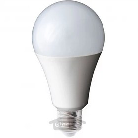 تصویر لامپ 20 وات اس ام دی حبابی سفید اطلس 