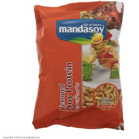 تصویر برگه سویا جوجه مانداسوی MandaSoy chicken soya flakes