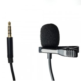 تصویر میکروفن یقه ای lavalier مدل gl-119 ا microphone collar lavalier aux microphone collar lavalier aux