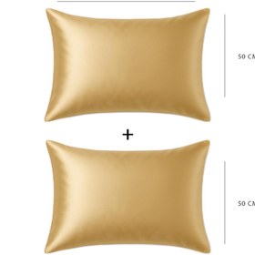 تصویر جفت روبالشتی طلایی 