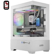 تصویر کیس گیمینگ GAMDIAS AURA GC9M WH 
