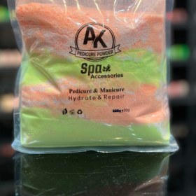 تصویر کوکتل پودری پدیکور مانیکور بزرگ 2/5 کیلوگرمی ای کا AK spa pedicure/manicure powder 2/5 kg AK