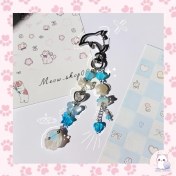 تصویر آویز کیف پروانه و دریا 