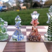 تصویر قالب سیلیکونی مهره شطرنج سه بعدی کد 521 