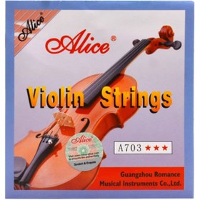 تصویر سیم ویولن آلیس مدل A703 Alice strings