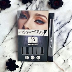تصویر خط چشم ماژیکی قلمی پوکه مخملی مورین Morian Eyeliner Pen خط چشم ماژیکی قلمی پوکه مخملی مورین Morian Eyeliner Pen