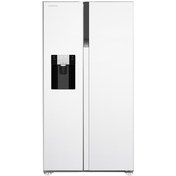 تصویر یخچال‌ فریزر ساید بای ساید 28 فوت ایکس‌ ویژن مدل HS600 - سفید 