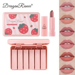 تصویر پک ۶ عددی رژلب جامد دراگون رانی Dragon Ranee matte lipstick