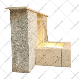 تصویر آبنمای فایبرگلاس پرده ای 