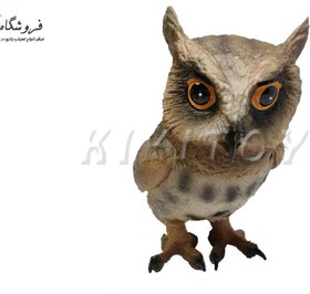 تصویر فیگور حیوانات ماکت جغد شاخدار بزرگ اسباب بازی Flying Owl Animals Figure 921 