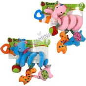 تصویر آویز مارپیچ تخت و کریر سوزی طرح فیل آویز ماپیچ تخت، کریر و کالسکه برند سوزی