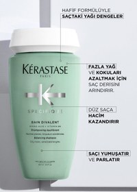 تصویر شامپو کنترل چربی سر کراستاس مدل دیوالنت اسپسیفیک Kerastase Specifique Bain Divalent