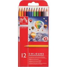 تصویر مداد رنگي 12 رنگ کارن داش مدل Hobby ا Caran dAche Hobby 12 Color Pencil Caran dAche Hobby 12 Color Pencil