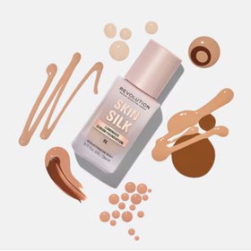 تصویر کرم فاندیشن اورجینال برند Revolution مدل Revolution Skin Silk Serum Foundation کد 829616849 