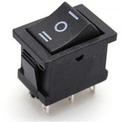 تصویر کلید مینی راکر دو حالته دو پین KCD1-11 Rocker Switch