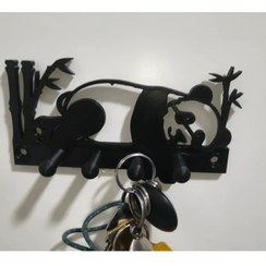 تصویر جاکلیدی دیواری طرح پاندا 