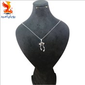 تصویر گردنبند زنانه مدل پاپیون کد 001 