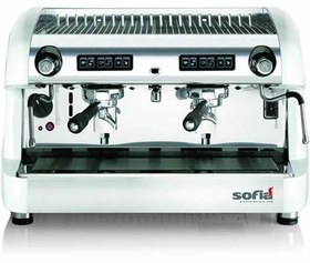 تصویر دستگاه اسپرسو ساز صنعتی بیانچی سوفیا دو گروپ bianchi sofia 2 group coffee machine