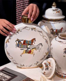 تصویر کاپ و جینجر دکوری مدل Hermes 